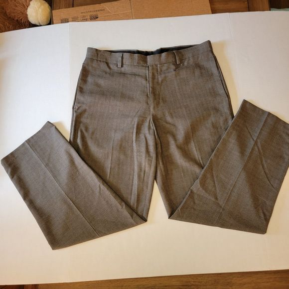 Kenneth Cole Reaction Men's Slacks Dark Grey - Size 36x32 - Picture 1 of 4